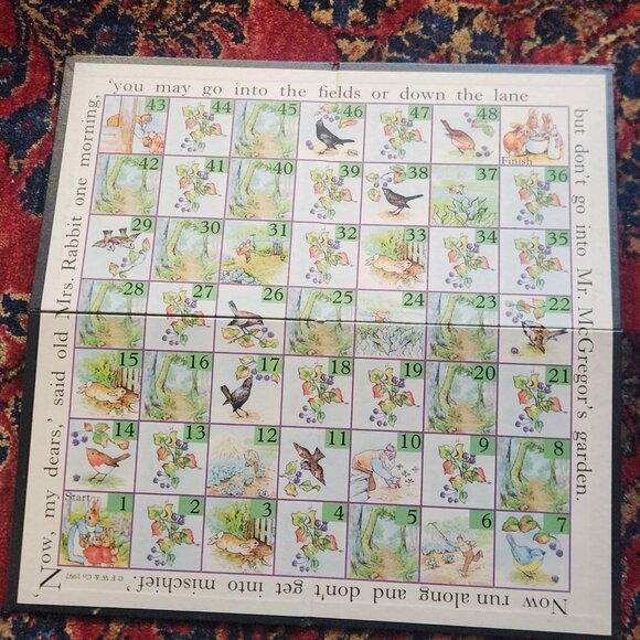 1997 World of Betatrix Potter Peter Rabbit's Blackberry Game - Picture 4 of 6